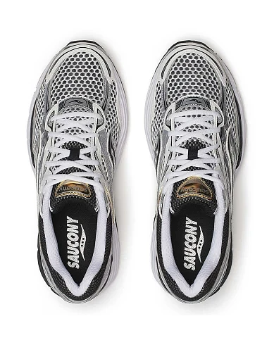 Женские кроссовки Saucony PROGRID OMNI 9 OG тканевые серебряного цвета - фото 4 - Miraton