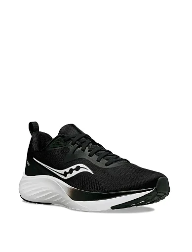 Мужские кроссовки Saucony LANCER 3 тканевые черные - фото 2 - Miraton