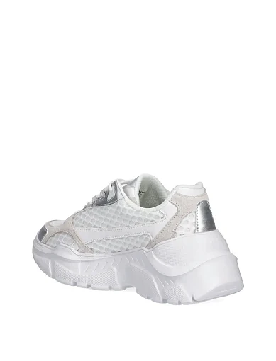Жіночі кросівки Just Cavalli з екошкіри білі - фото 3 - Miraton