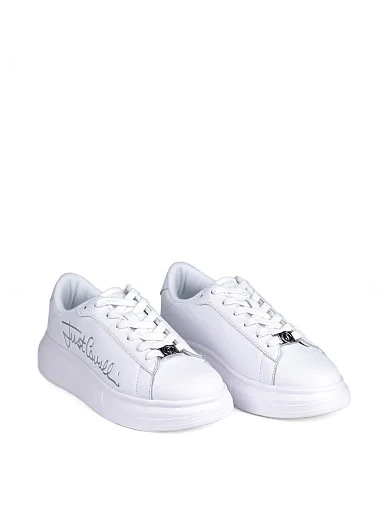 Жіночі кросівки Just Cavalli з екошкіри білі - фото 3 - Miraton