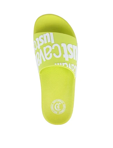 Жіночі шльопанці Just Cavalli гумові жовті(78RA3SZ1 ZS785 165) - фото 2 - Miraton