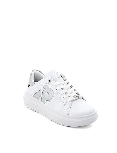 Женские кеды Rieker кожаные белые - фото 2 - Miraton