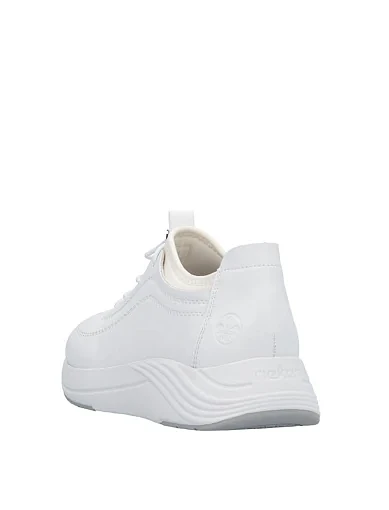 Жіночі кросівки Rieker шкіряні білі - фото 4 - Miraton