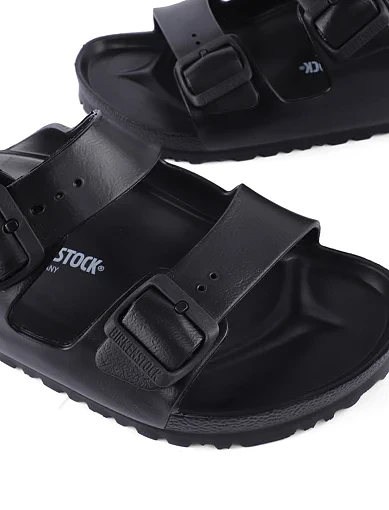 Мужские шлепанцы BIRKENSTOCK Arizona Eva резиновые черные - фото 5 - Miraton