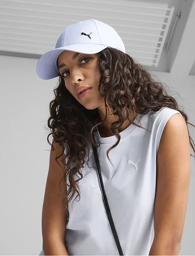 Бейсболка ESS Metal PUMA Cat тканинна блакитна - фото 3 - Miraton