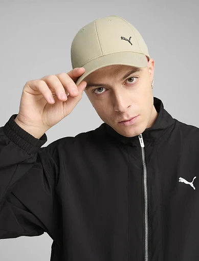 Бейсболка ESS Metal PUMA Cat тканинна бежева - фото 3 - Miraton