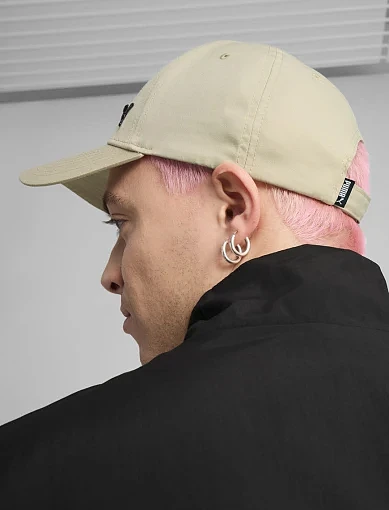 Бейсболка ESS Metal PUMA Cat тканинна бежева - фото 4 - Miraton