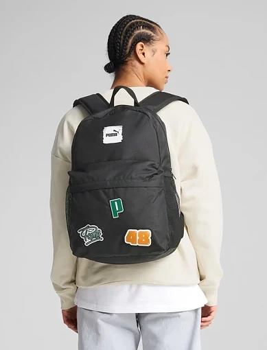 Чоловіча сумка PUMA тканинна чорна (091161-01) - фото 2 - Miraton