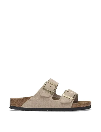 Жіночі шльопанці BIRKENSTOCK Arizona Bs замшеві бежеві фото 1