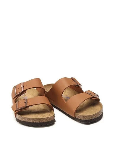 Жіночі шльопанці BIRKENSTOCK Arizona Bs з екошкіри помаранчеві - фото 3 - Miraton