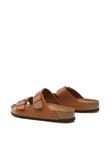 Жіночі шльопанці BIRKENSTOCK Arizona Bs з екошкіри помаранчеві - фото 4 - Miraton