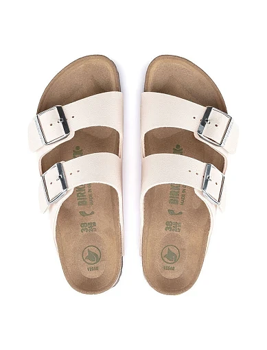 Жіночі шльопанці BIRKENSTOCK Arizona BFBC з екошкіри рожеві - фото 4 - Miraton