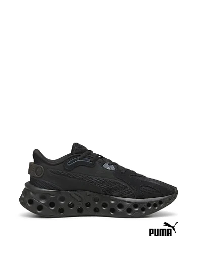 Чоловічі кросівки PUMA Softride Frequence тканинні чорні фото 1