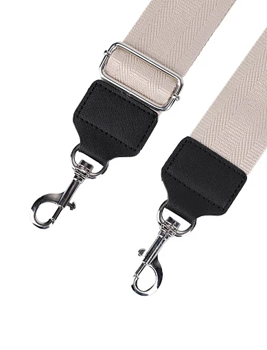 Ремінь для сумок тканинний бежевий(TT-4) - фото 2 - Miraton