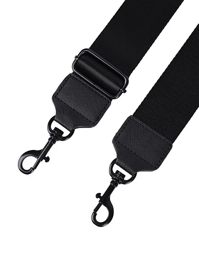 Ремінь для сумок тканинний чорний - фото 2 - Miraton