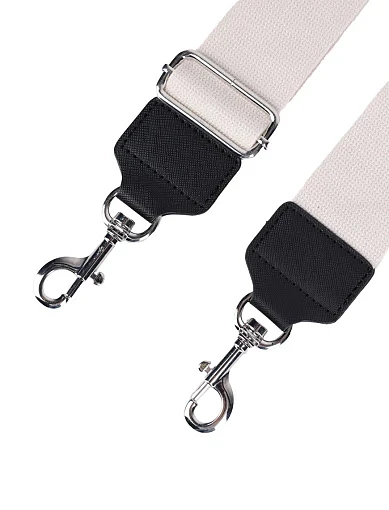 Ремінь для сумок тканинний молочний(TT-6) - фото 2 - Miraton