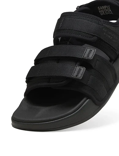 Жіночі сандалі PUMA Leadcat City тканинні чорні - фото 5 - Miraton