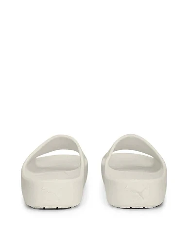 Жіночі шльопанці PUMA Shibui Cat гумові молочного кольору - фото 3 - Miraton