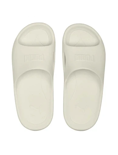 Жіночі шльопанці PUMA Shibui Cat гумові молочного кольору - фото 4 - Miraton