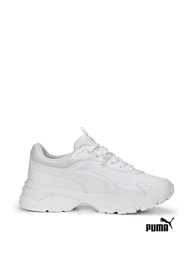Жіночі кросівки PUMA Cassia Via Sneakers Women зі штучної шкіри білі фото 1