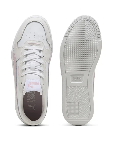 Жіночі кеди PUMA Carina Street Sneakers Women зі штучної шкіри білі - фото 4 - Miraton