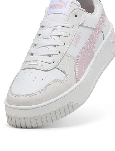 Жіночі кеди PUMA Carina Street Sneakers Women зі штучної шкіри білі - фото 5 - Miraton