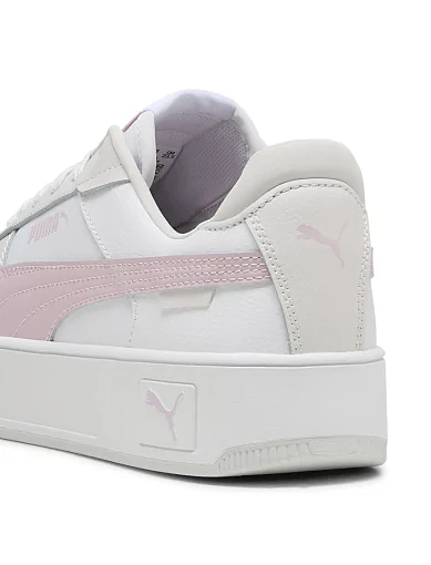 Жіночі кеди PUMA Carina Street Sneakers Women зі штучної шкіри білі - фото 6 - Miraton