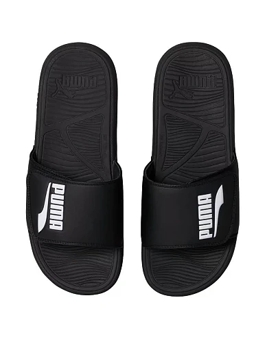 Мужские шлепанцы PUMA Cool Cat 2.0 резиновые черные - фото 5 - Miraton