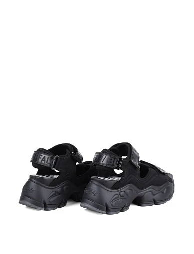 Жіночі сандалі Buffalo з екошкіри чорні - фото 4 - Miraton