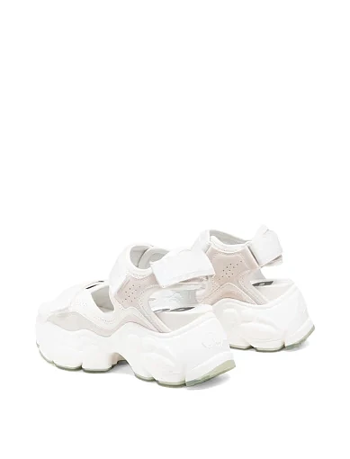 Жіночі сандалі Buffalo з екошкіри білі - фото 3 - Miraton