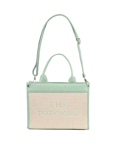 Жіноча сумка тоут MIRATON тканинна зелена - фото 6 - Miraton