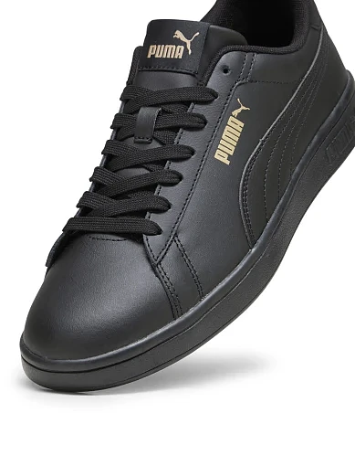 Чоловічі кеди PUMA Smash 3.0 L Sneakers зі штучної шкіри чорні (390987-10) - фото 5 - Miraton