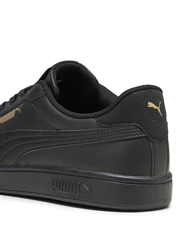 Чоловічі кеди PUMA Smash 3.0 L Sneakers зі штучної шкіри чорні (390987-10) - фото 6 - Miraton