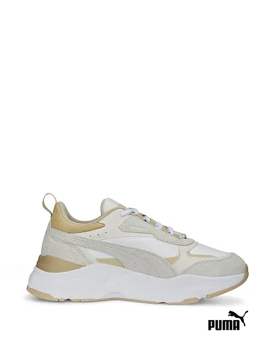 Жіночі кросівки PUMA Cassia Mix із штучної шкіри білі фото 1