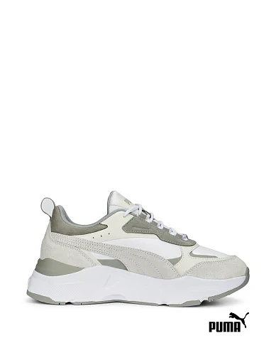 Жіночі кросівки PUMA Cassia Mix із штучної шкіри білі фото 1