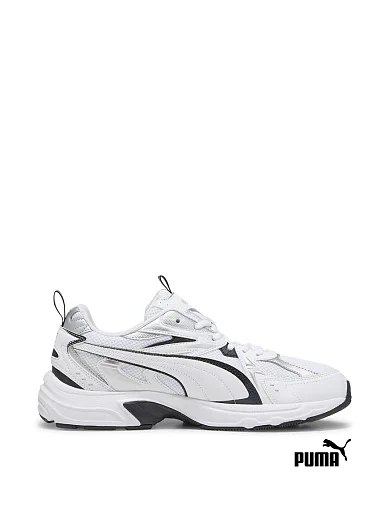 Жіночі кросівки PUMA Milenio Tech Sneakers зі штучної шкіри білі фото 1