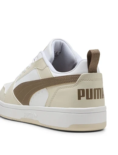 Чоловічі кеди PUMA Rebound V6 Low Sneakers із штучної шкіри білі (392328-38) - фото 6 - Miraton