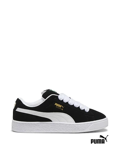 Жіночі кеди PUMA Suede XL Sneakers замшеві чорні фото 1
