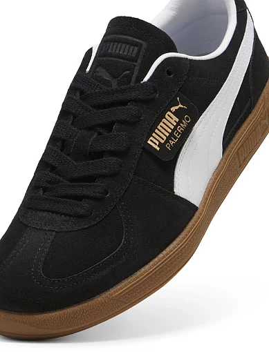 Чоловічі кеди PUMA Palermo Sneakers чорні замшеві (396463-10) - фото 5 - Miraton