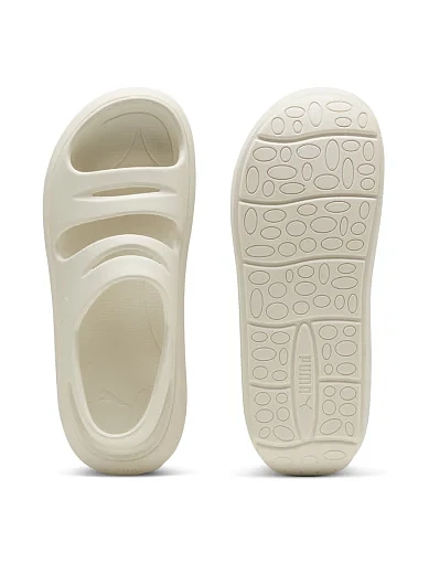 Жіночі сандалі PUMA Flatter Sandals гумові бежеві - фото 4 - Miraton