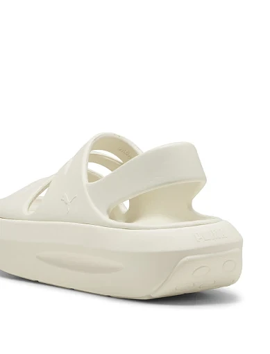 Жіночі сандалі PUMA Flatter Sandals гумові бежеві - фото 6 - Miraton