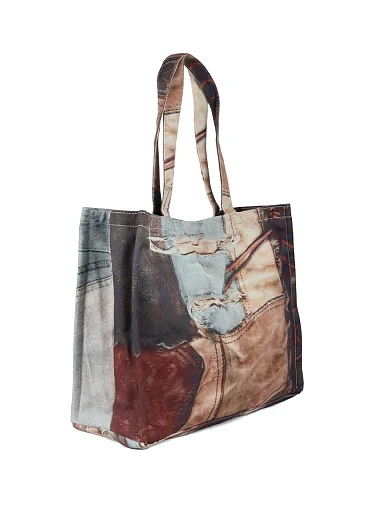 Женская сумка MIRATON тканевая разноцветная - фото 2 - Miraton