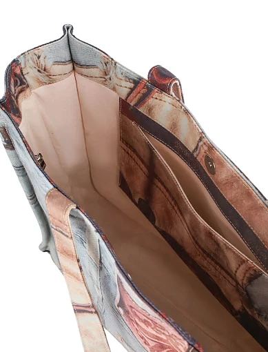 Женская сумка MIRATON тканевая разноцветная - фото 5 - Miraton