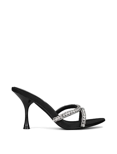 Жіночі сабо JEFFREY CAMPBELL з екошкіри чорні фото 1