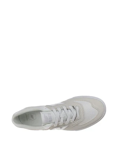 Женские кеды New Balance из нубука бежевые - фото 4 - Miraton