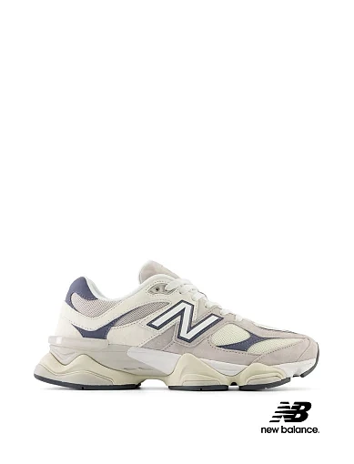 Жіночі кросівки New Balance 9060 замшеві бежеві фото 1