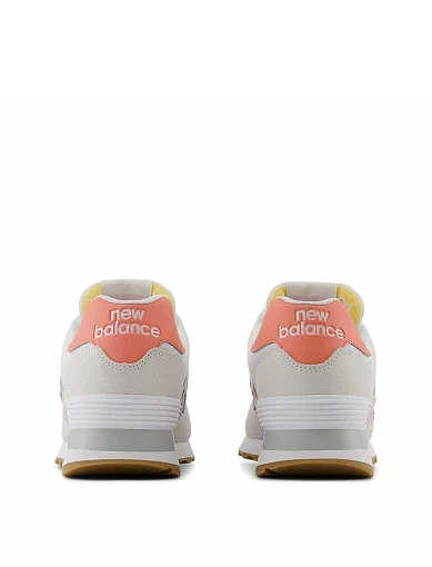 Жіночі кросівки New Balance 574 замшеві сірі(WL574IPK) - фото 5 - Miraton