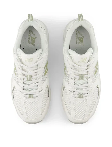 Жіночі кросівки New Balance 530 тканинні білі - фото 4 - Miraton