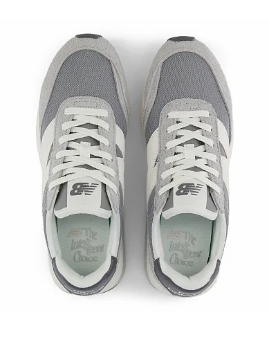 Жіночі кросівки New Balance 370 замшеві сірі - фото 4 - Miraton