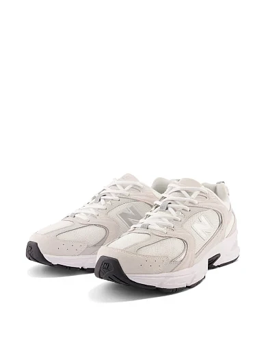 Жіночі кросівки New Balance 530 тканинні молочного кольору - фото 4 - Miraton